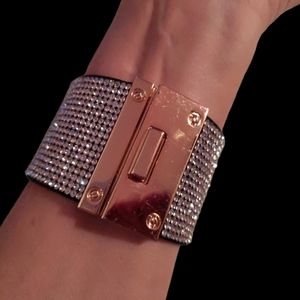 Beautiful rhinestone cuff bracelet